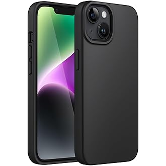JETech Silicone Case for iPhone 14 6.1-Inch, Silky-Soft Touch Full-Body Protective Phone Case, Shockproof Cover with Microfib