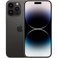Apple iPhone 14 Pro Max, 128GB, Space Black - Unlocked (Renewed)