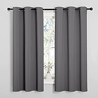 NICETOWN Blackout Curtains 2 Panels for Bedroom- Thermal Insulated Grommet Blackout Curtains 63 Inches Long for Living...