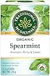 Traditional Medicinals - Organic Spearmint Herbal Tea (Pack of 1) - Refreshing and Minty - 16 Tea Bags Total