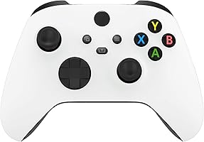 eXtremeRate Replacement Shell for Xbox Series X & S Controller - Personalized Upgrade - White Custom Cover Faceplate...