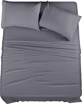 Utopia Bedding Queen Bed Sheet Set - 4 Piece Bedding - Soft Brushed Microfiber Fabric - Shrinkage & Fade Resistant -...