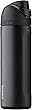 Owala FreeSip Insulated Stainless Steel Water Bottle with Straw for Sports and Travel, BPA-Free, 24-oz, Very, Very Dark