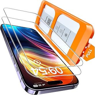 TOCOL 2 Pack for iPhone 14 Pro Max Screen Protector, [9H Hardness] [Military Grade Shatterproof] HD Tempered Glass for iPhone