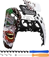 eXtremeRate Clown Hahaha Touchpad Front Shell Compatible with ps5 Controller BDM-010 020 030 040 050, DIY Replacement...