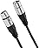 AmazonBasics XLR Male to Female Microphone Cable - 25 Feet, Black