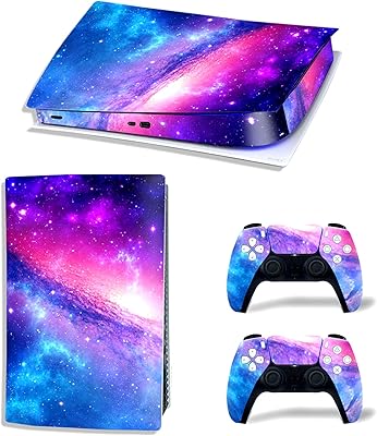 Decal Skin for Ps5 Digital, Whole Body Vinyl Sticker Cover for PlayStation 5 Console and Controller(PS5 Digital Edition,...