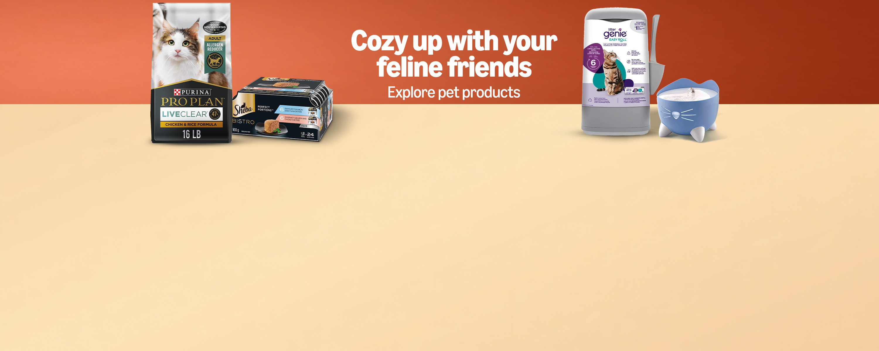 Cozy up with your feline friends
Explore pet products